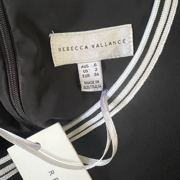 Rebecca Valance Off-the-Shoulser Ruffle Dress in Black - Picture 4 of 9